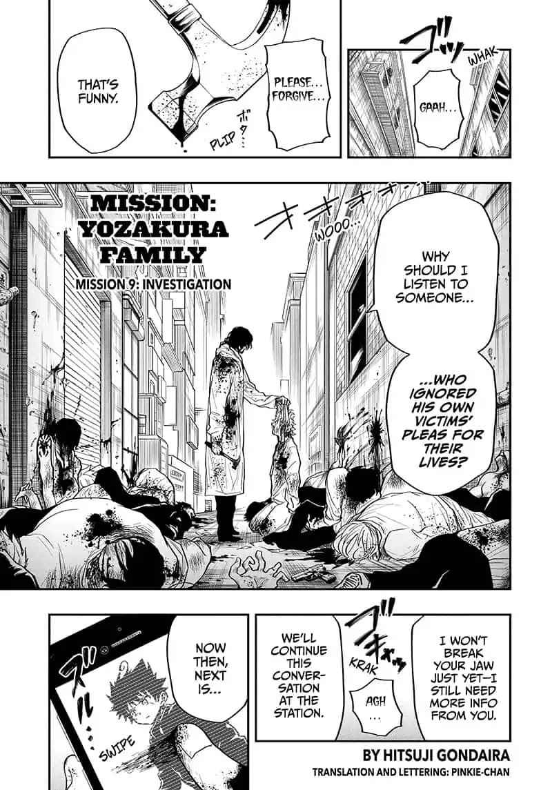 Yozakura Family Chapter 9 Page 1