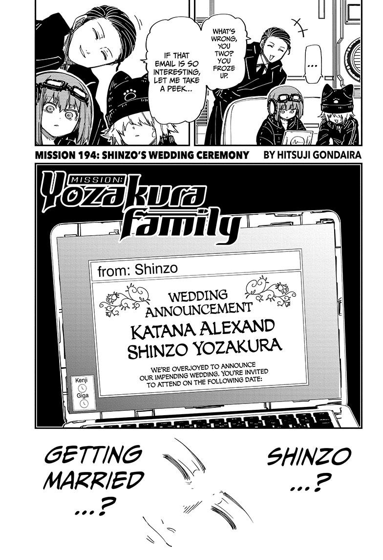 Yozakura Family Chapter 194 Page 1