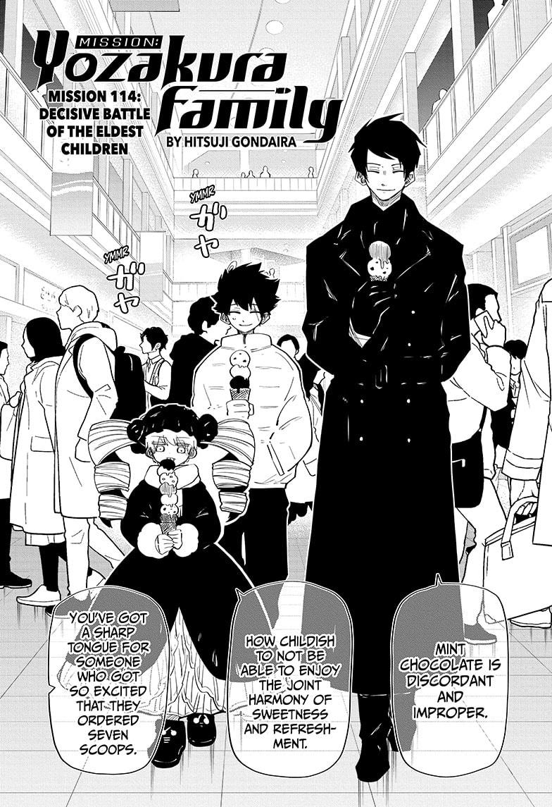 Yozakura Family Chapter 114 Page 1
