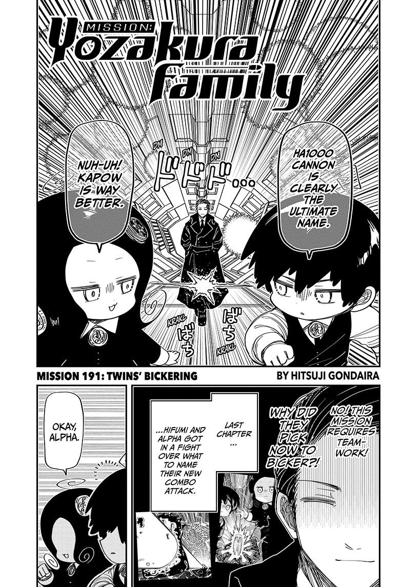 Yozakura Family Chapter 191 Page 1