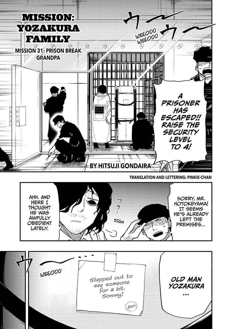 Yozakura Family Chapter 31 Page 1