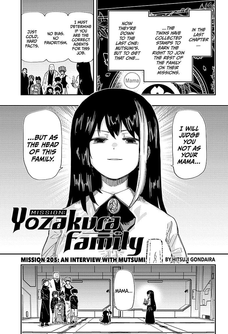 Yozakura Family Chapter 205 Page 1