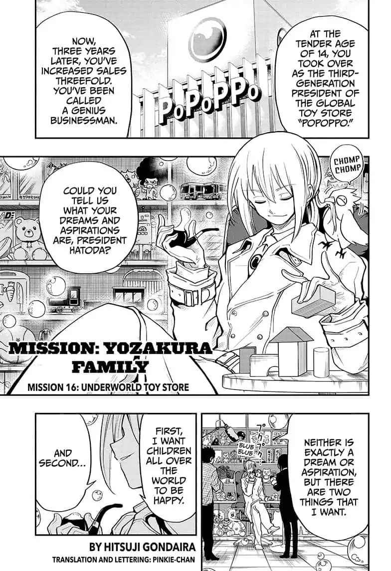 Yozakura Family Chapter 16 Page 1