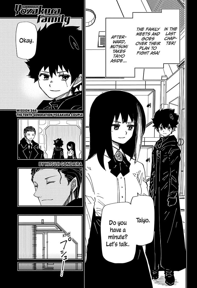 Yozakura Family Chapter 244 Page 1