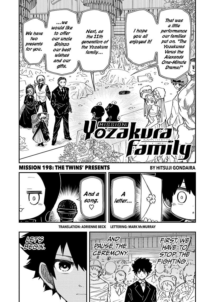 Yozakura Family Chapter 198 Page 1